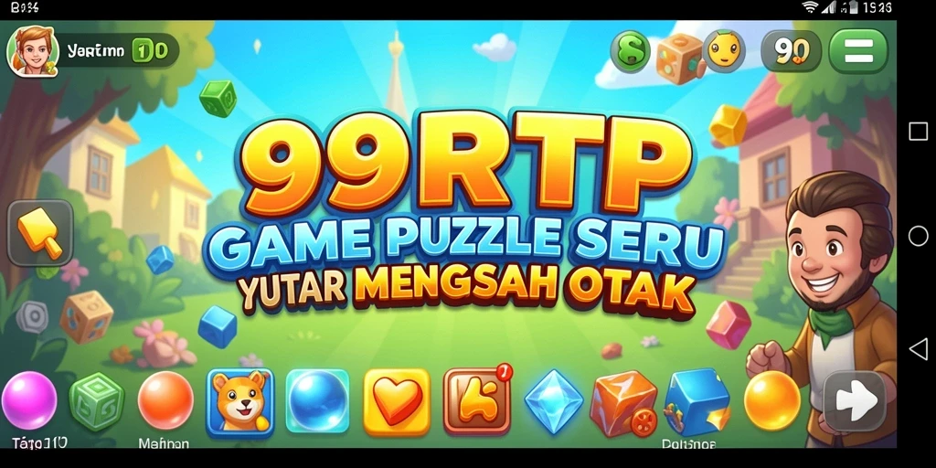 Tampilan gameplay seru dari 99RTP dengan tantangan puzzle.