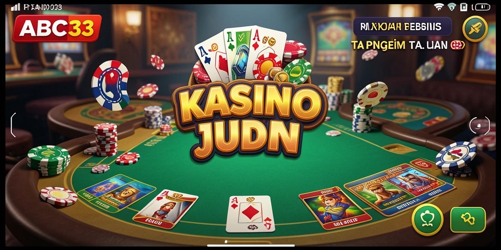 Screenshot gameplay ABC33 menampilkan suasana Kasino yang menarik.