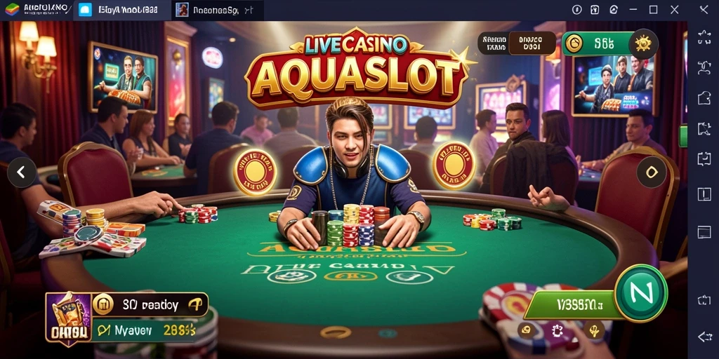 Tampilan gameplay menarik dan interaktif di AQUASLOT.