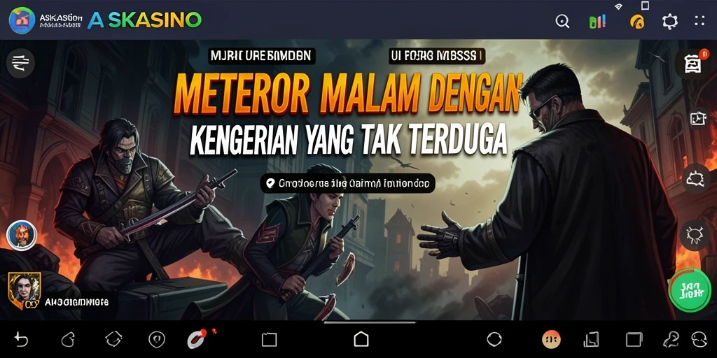Tangkapan layar dari gameplay menyeramkan di ASKASINO.