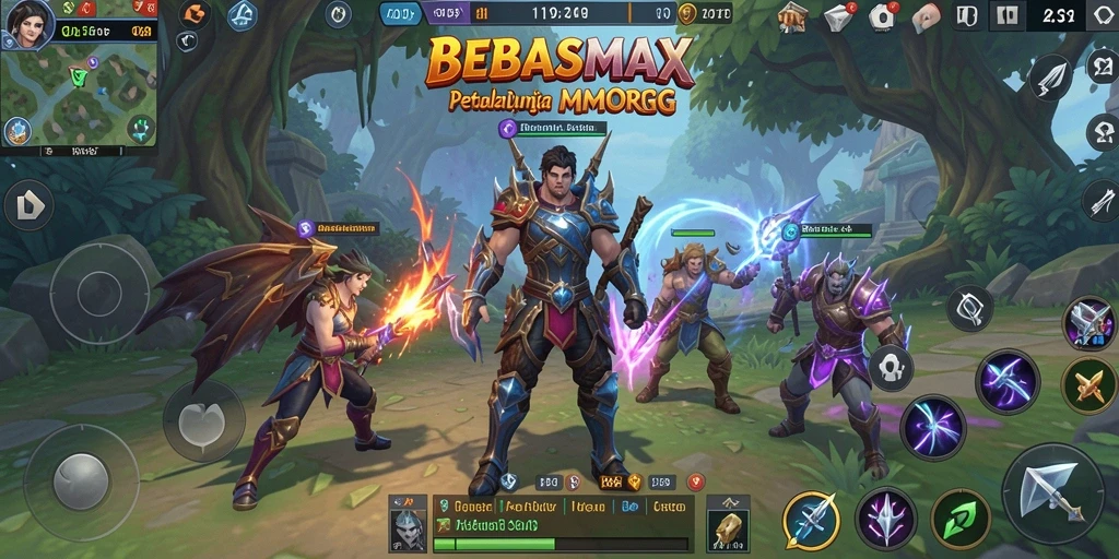 Screenshot gameplay menarik dari BEBASMAX di dunia MMORPG.
