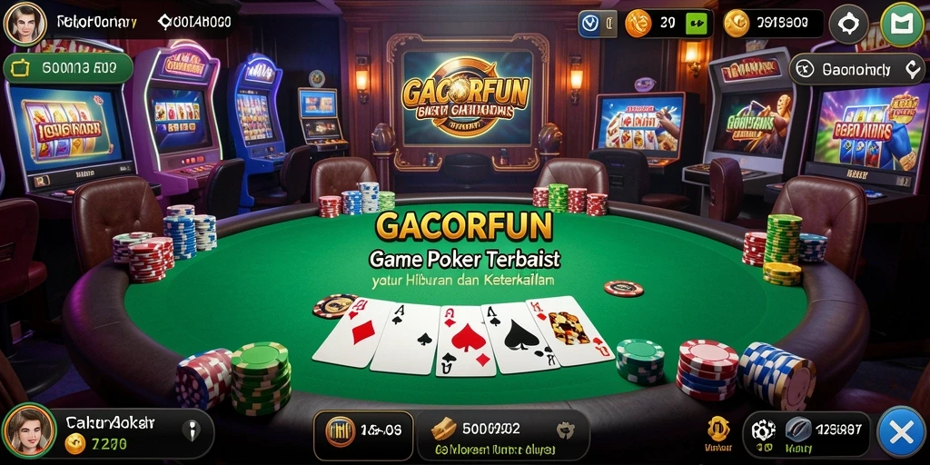 Tampilan gameplay seru dan menantang di GACORFUN.