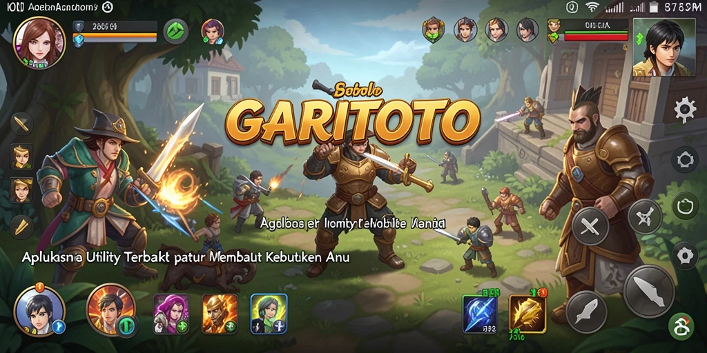 Tampilan antarmuka GARITOTO yang sederhana dan intuitif.