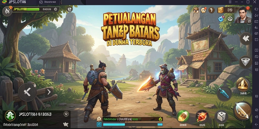Screenshot JPSLOT88 menampilkan gameplay yang memukau di dunia terbuka.