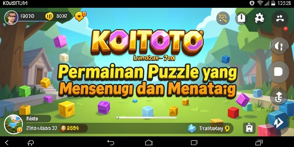 Tampilan gameplay KOITOTO yang seru dan menantang.