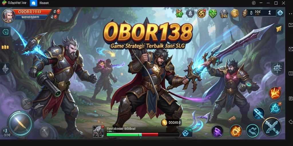 Tampilan gameplay OBOR138 yang menggugah semangat perang strategi.