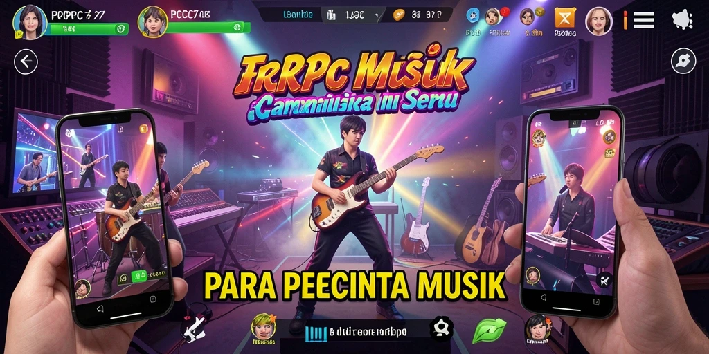 Tampilan gameplay PCPC7 yang mengasyikkan dan penuh warna.