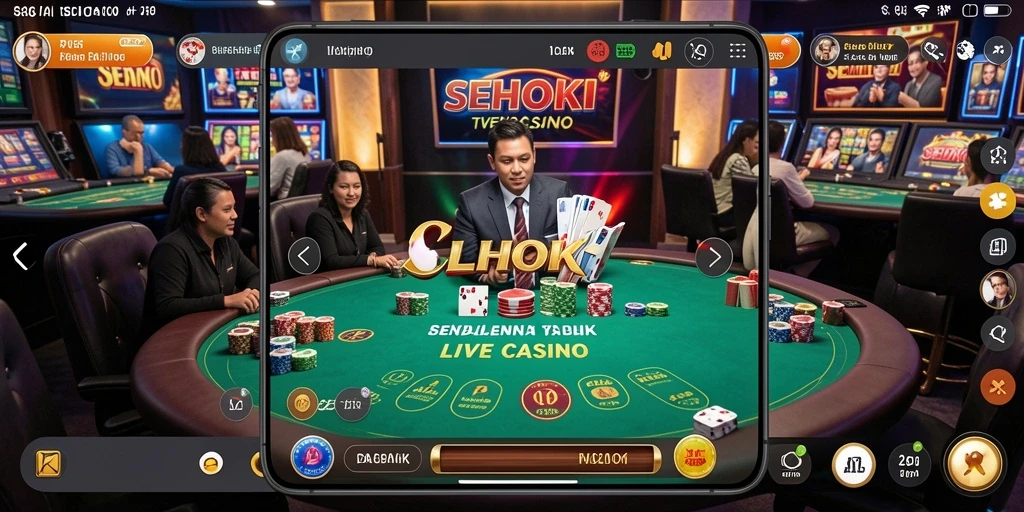 Tampilan gameplay SEHOKI yang mendebarkan dan interaktif.