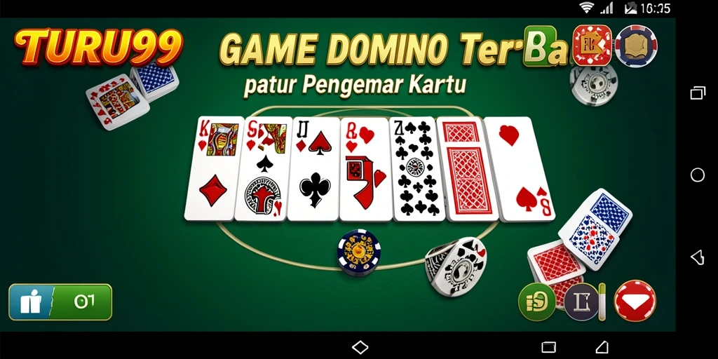 Screenshot gameplay TURU99 yang menampilkan keseruan bermain Domino.